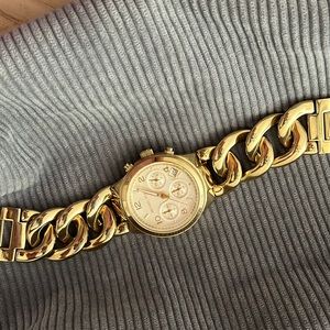 Michael kors watch gold stainless steel
